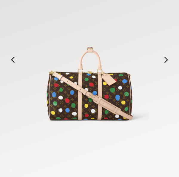 LV x Kusama Keepall