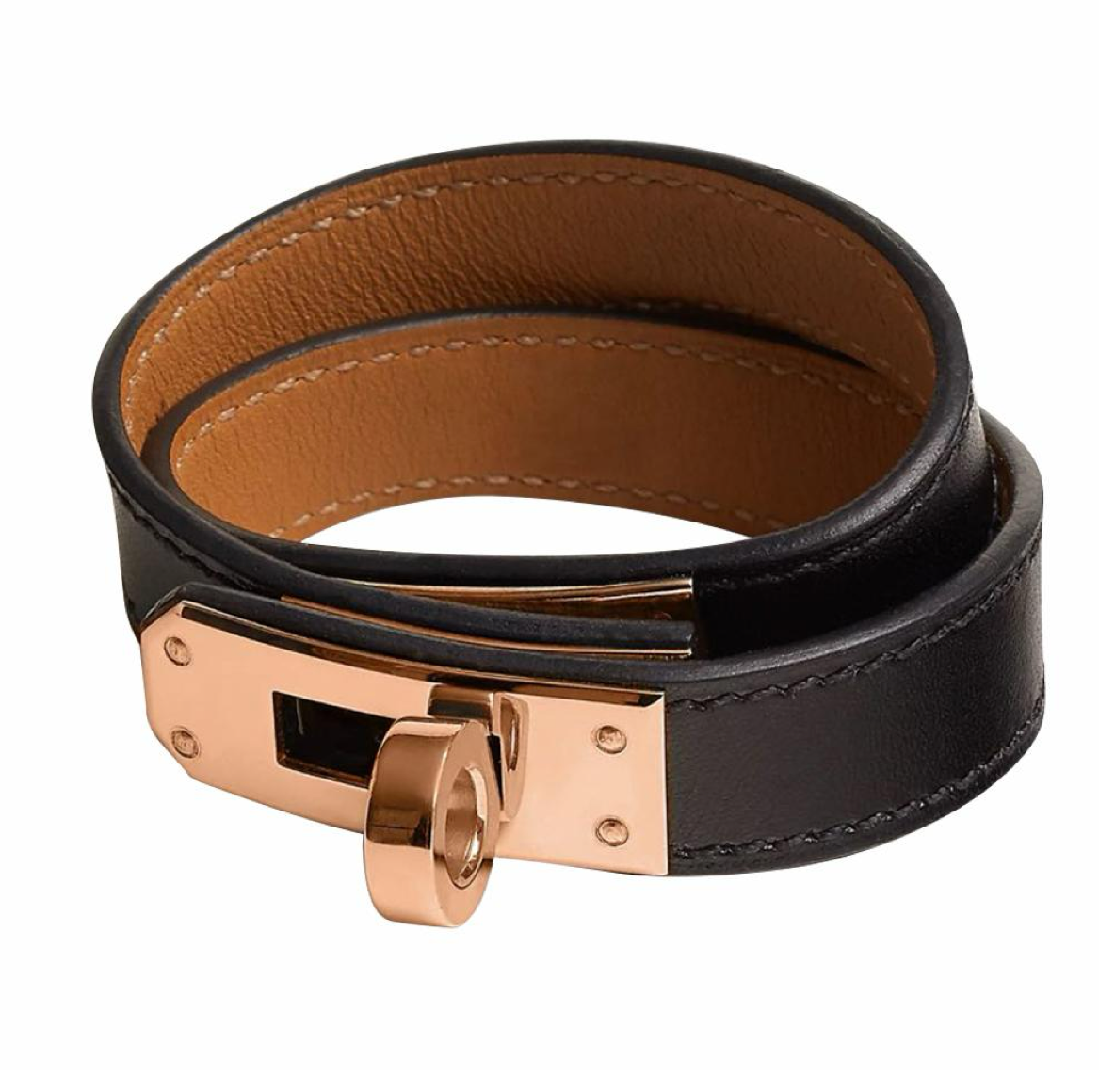 Hermes Kelly bracelet (gold)